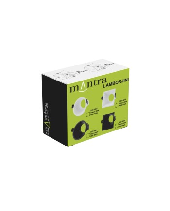 LAMBORJINI  * COMFORT GU10 FIJO 45º CUADRADO NEGRO